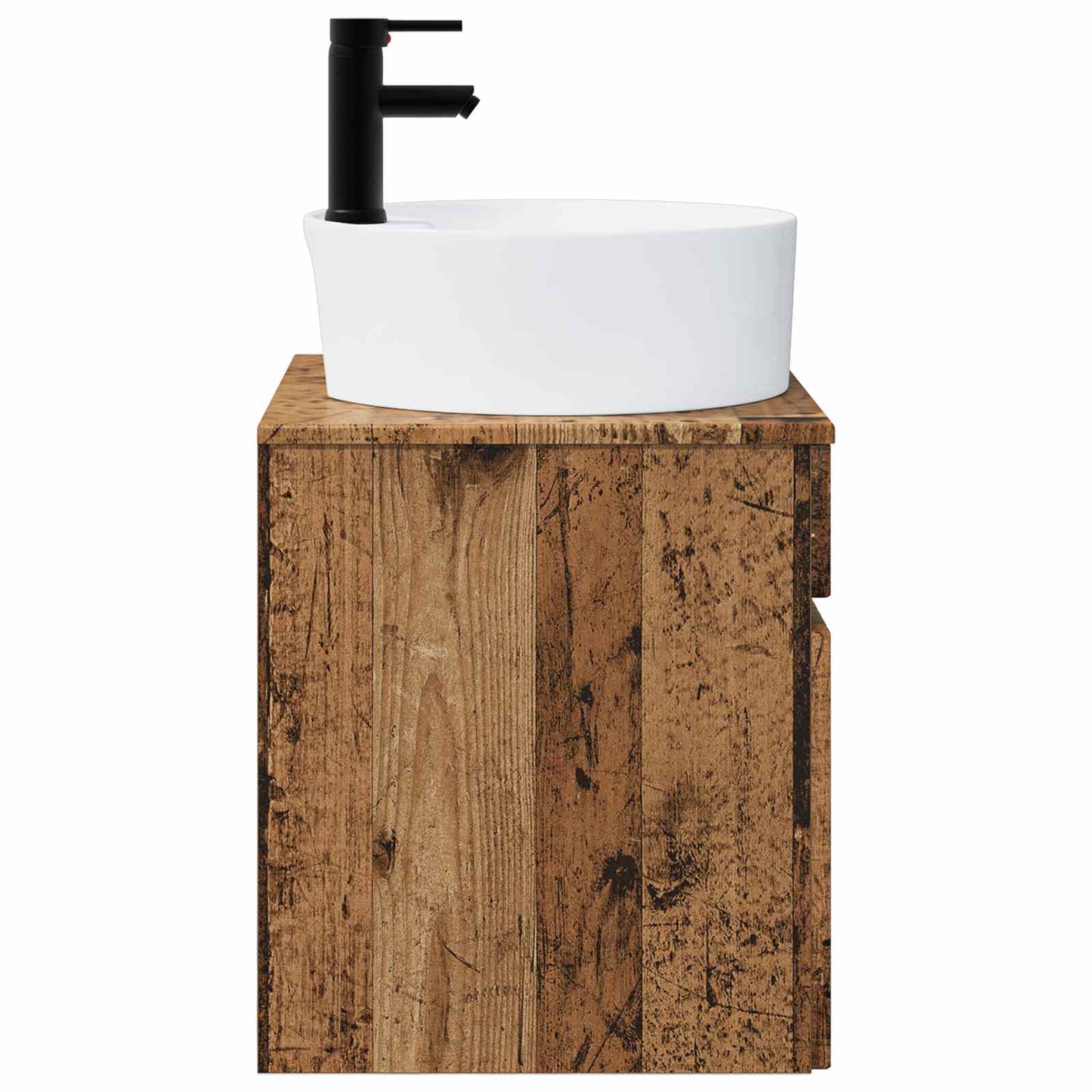 Wall-mounted Sink Vanity Old Wood 49 x 44.5 x 65 cm