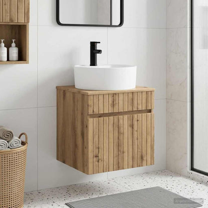 Wall-mounted Sink Vanity Artisan Oak 49 x 44.5 x 65 cm