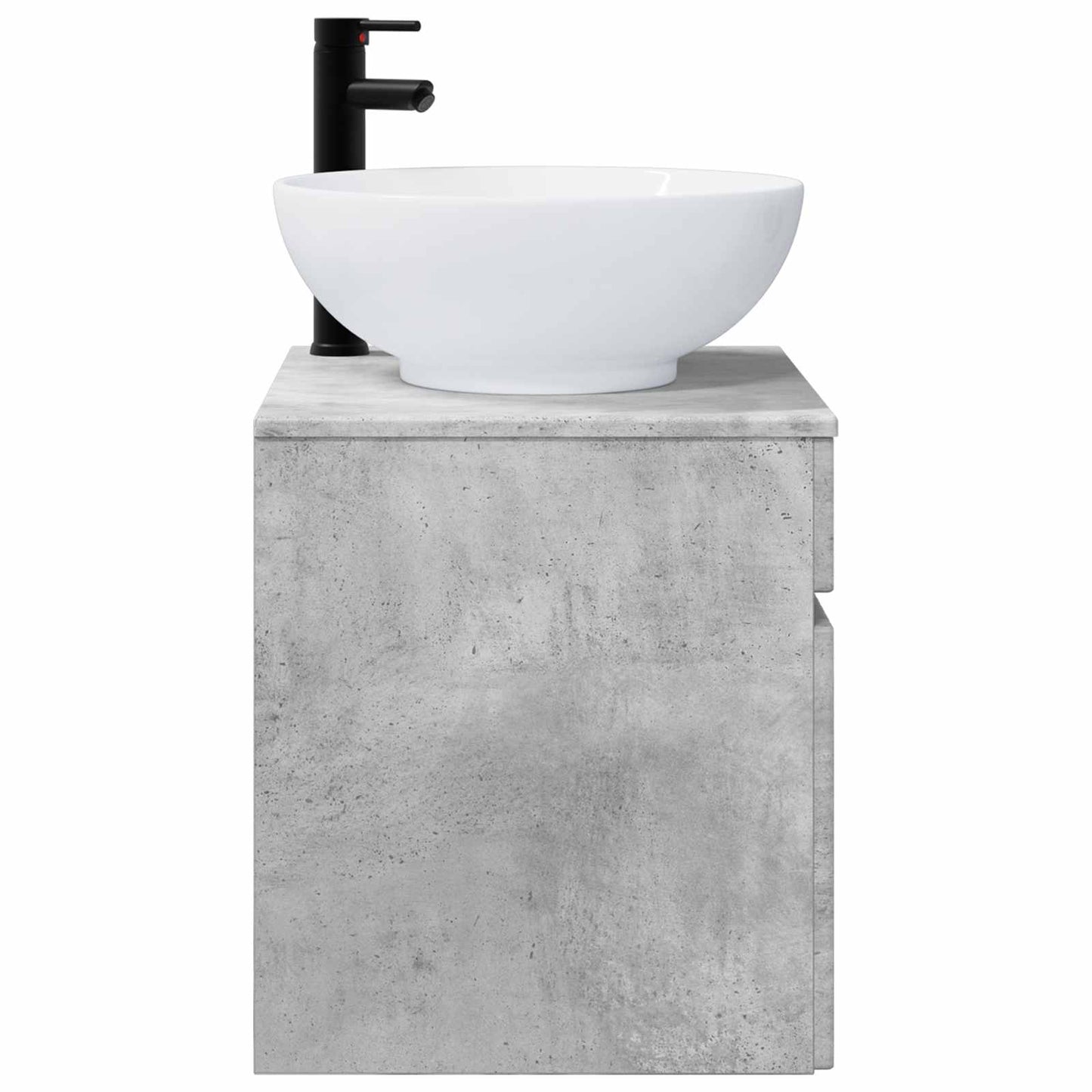 Wall-mounted Sink Vanity Concrete Grey 49 x 44.5 x 66.5 cm
