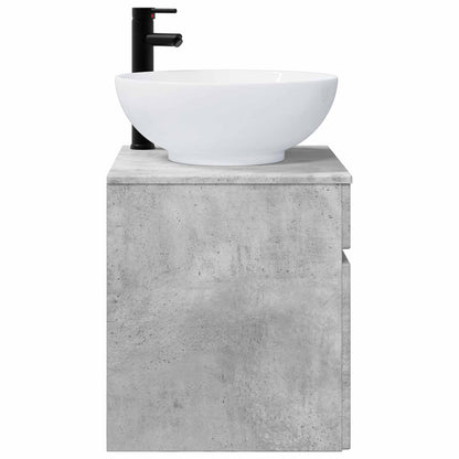 Wall-mounted Sink Vanity Concrete Grey 49 x 44.5 x 66.5 cm