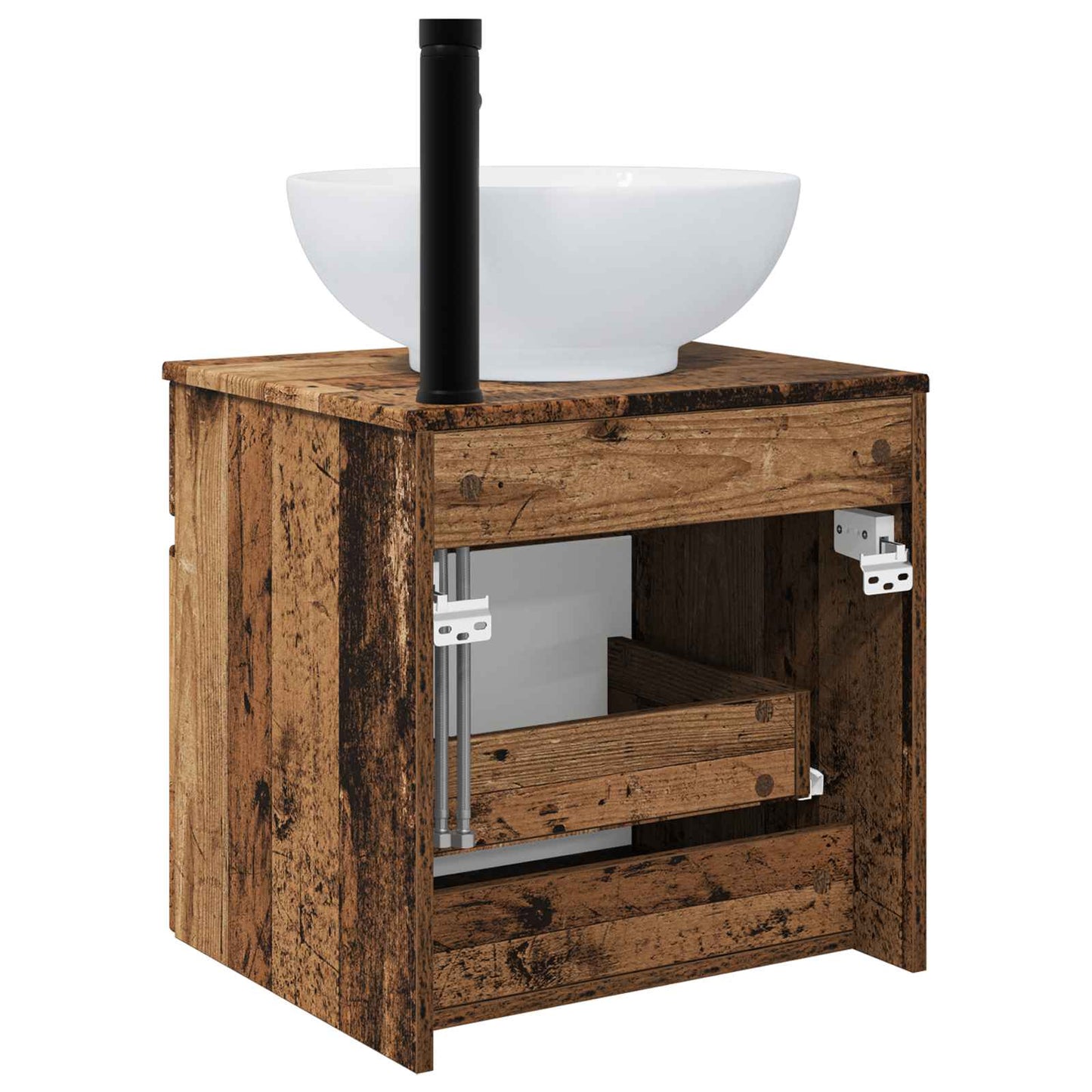 Wall-mounted Sink Vanity Old Wood 49 x 44.5 x 66.5 cm