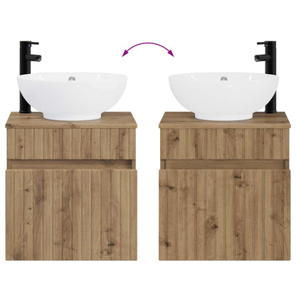 Wall-mounted Sink Vanity Artisan Oak 49 x 44.5 x 66.5 cm