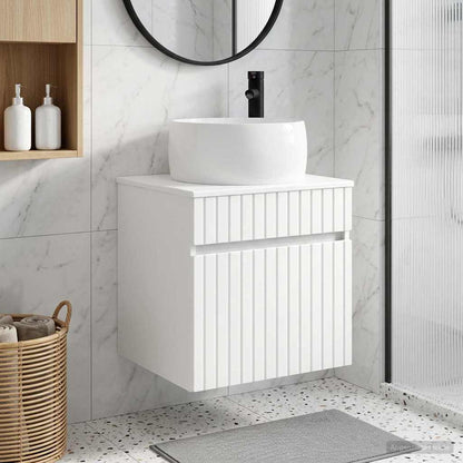 Wall-mounted Sink Vanity White 49 x 44.5 x 66 cm