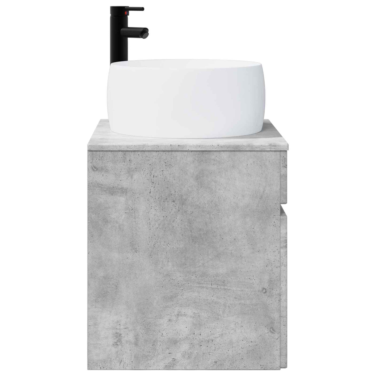 Wall-mounted Sink Vanity Concrete Grey 49 x 44.5 x 66 cm
