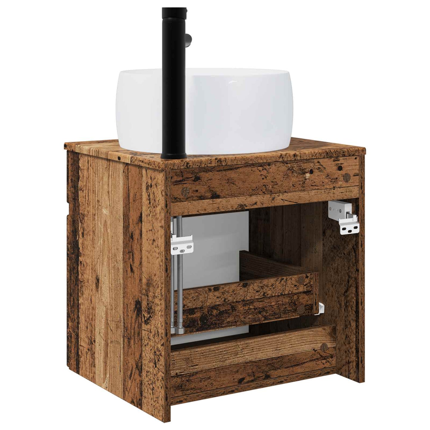 Wall-mounted Sink Vanity Old Wood 49 x 44.5 x 66 cm
