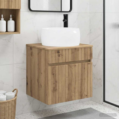 Wall-mounted Sink Vanity Artisan Oak 49 x 44.5 x 66 cm