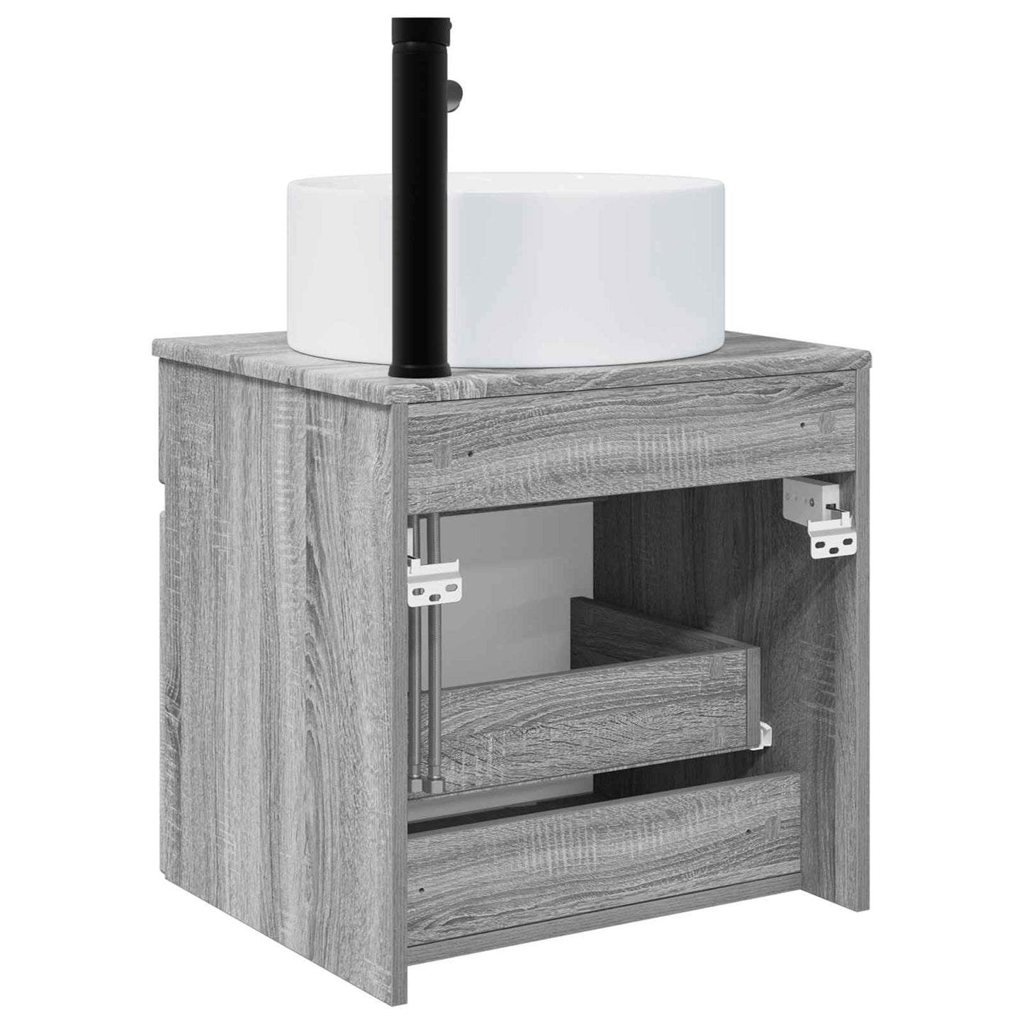 Wall-mounted Sink Vanity Grey Sonoma 49 x 44.5 x 65.5 cm