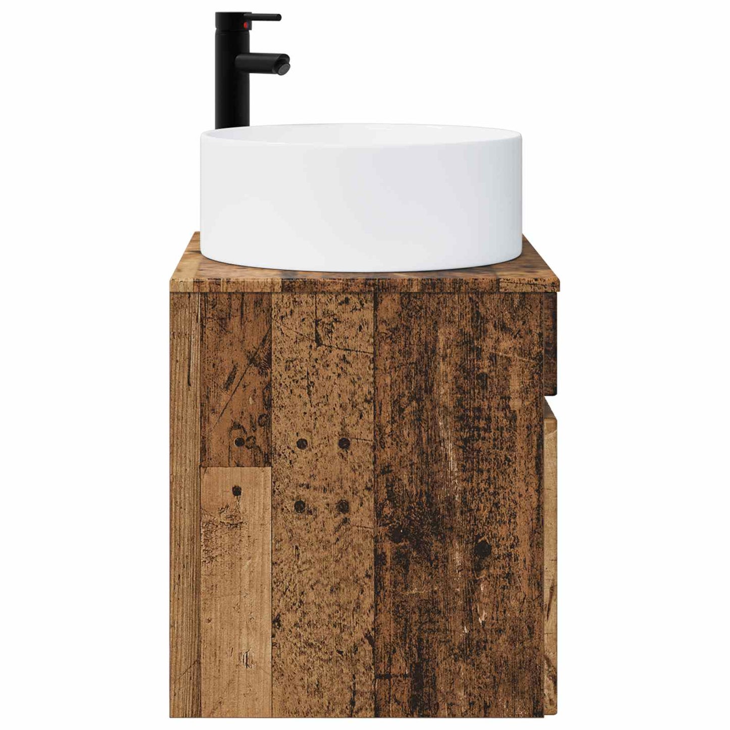 Wall-mounted Sink Vanity Old Wood 49 x 44.5 x 65.5 cm