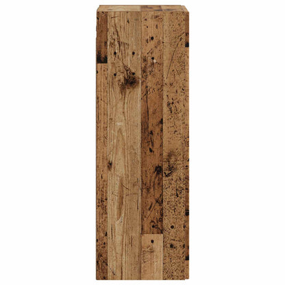 Wall-mounted Bathroom Cabinet Old Wood 33 x 34.5 x 100 cm