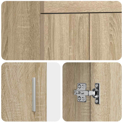 Bathroom Vanity with Sink Sonoma Oak 42 x 40 x 84.5 cm
