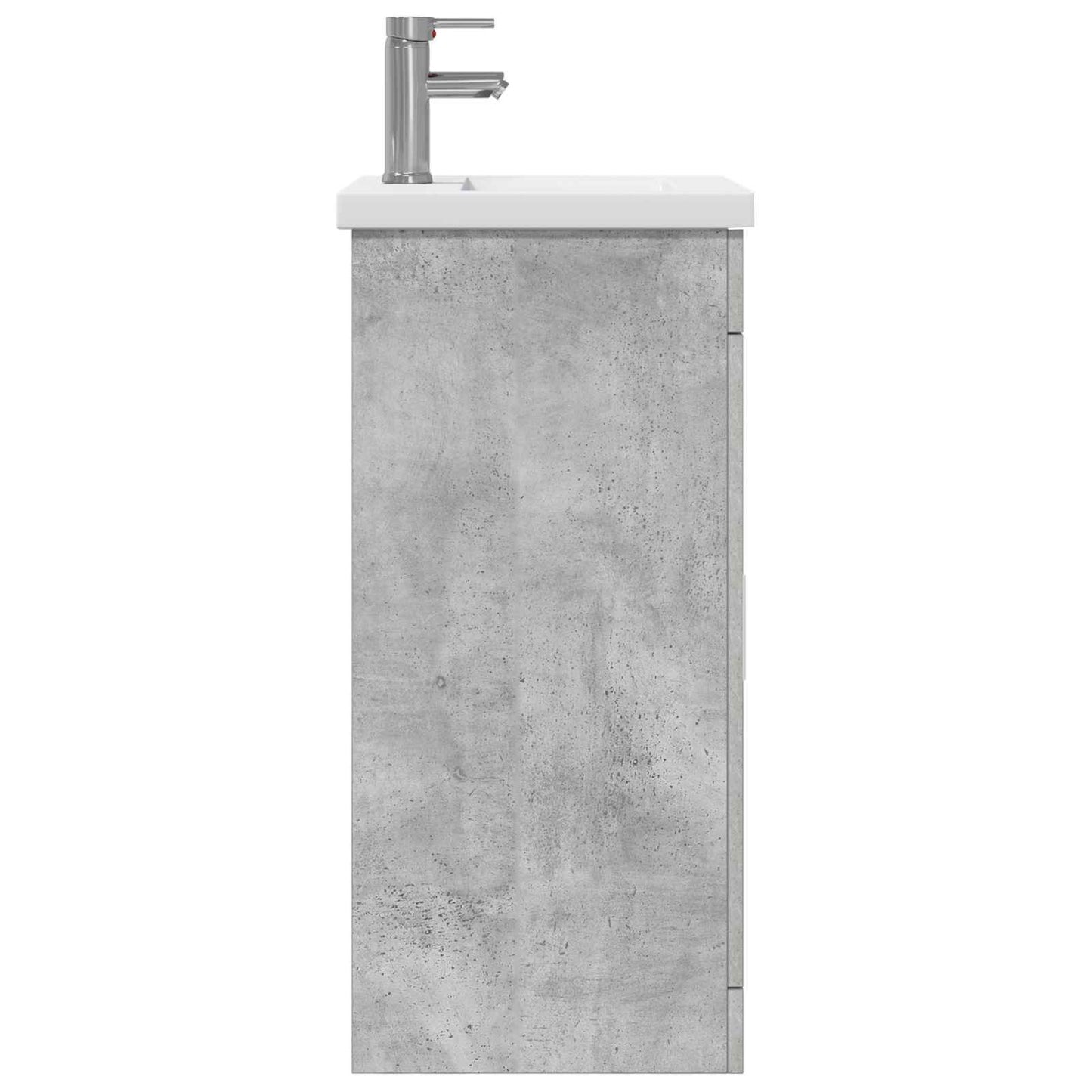 Bathroom Vanity with Sink Concrete Grey 42 x 40 x 84.5 cm