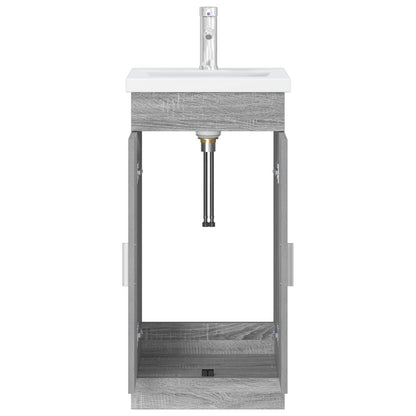 Bathroom Vanity with Sink Grey Sonoma 42 x 40 x 84.5 cm