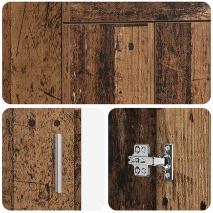 Bathroom Vanity with Sink Old Wood 42 x 40 x 84.5 cm