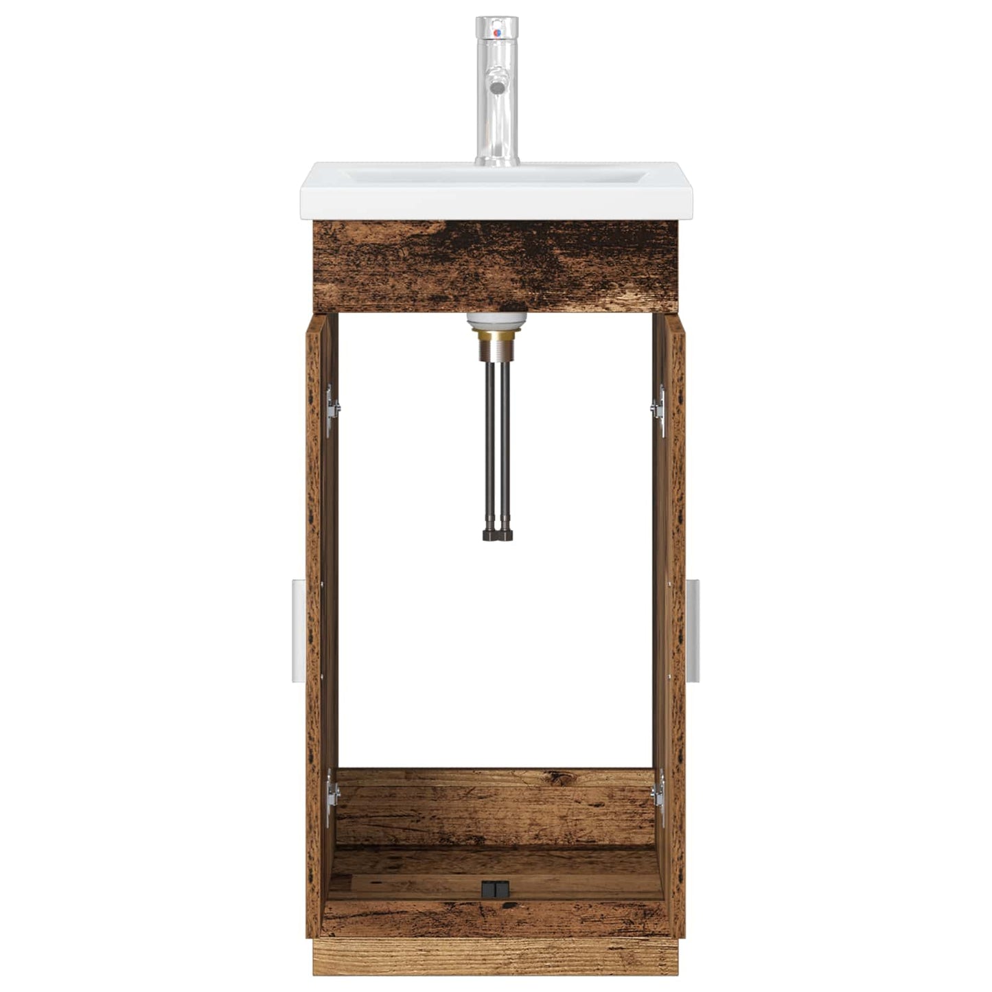Bathroom Vanity with Sink Old Wood 42 x 40 x 84.5 cm