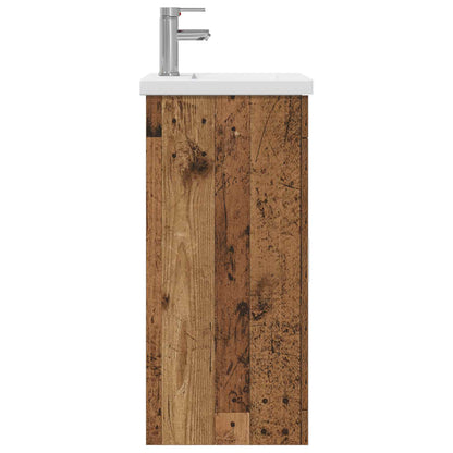 Bathroom Vanity with Sink Old Wood 42 x 40 x 84.5 cm