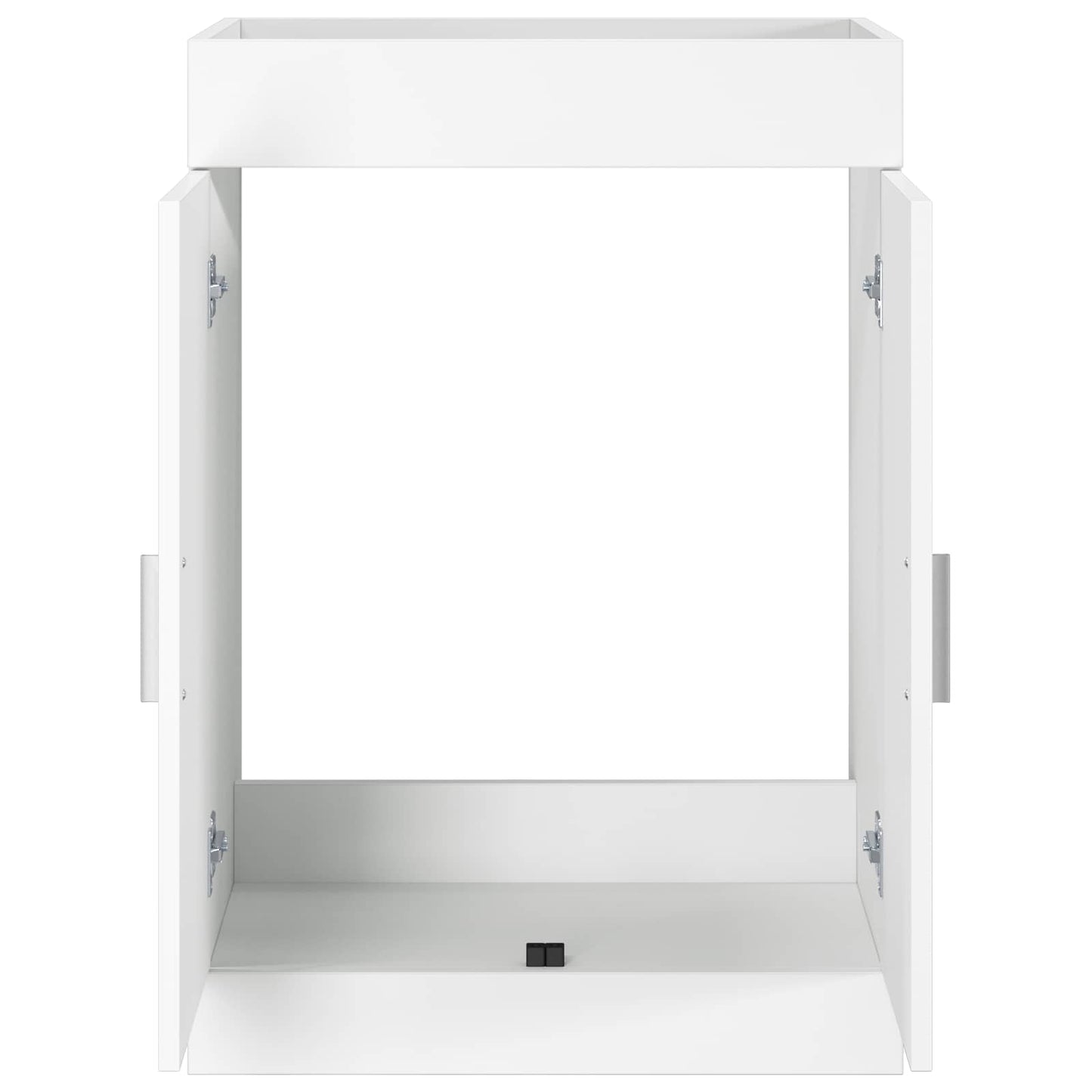 Bathroom Under Sink Cabinet White 56 x 37.5 x 81 cm