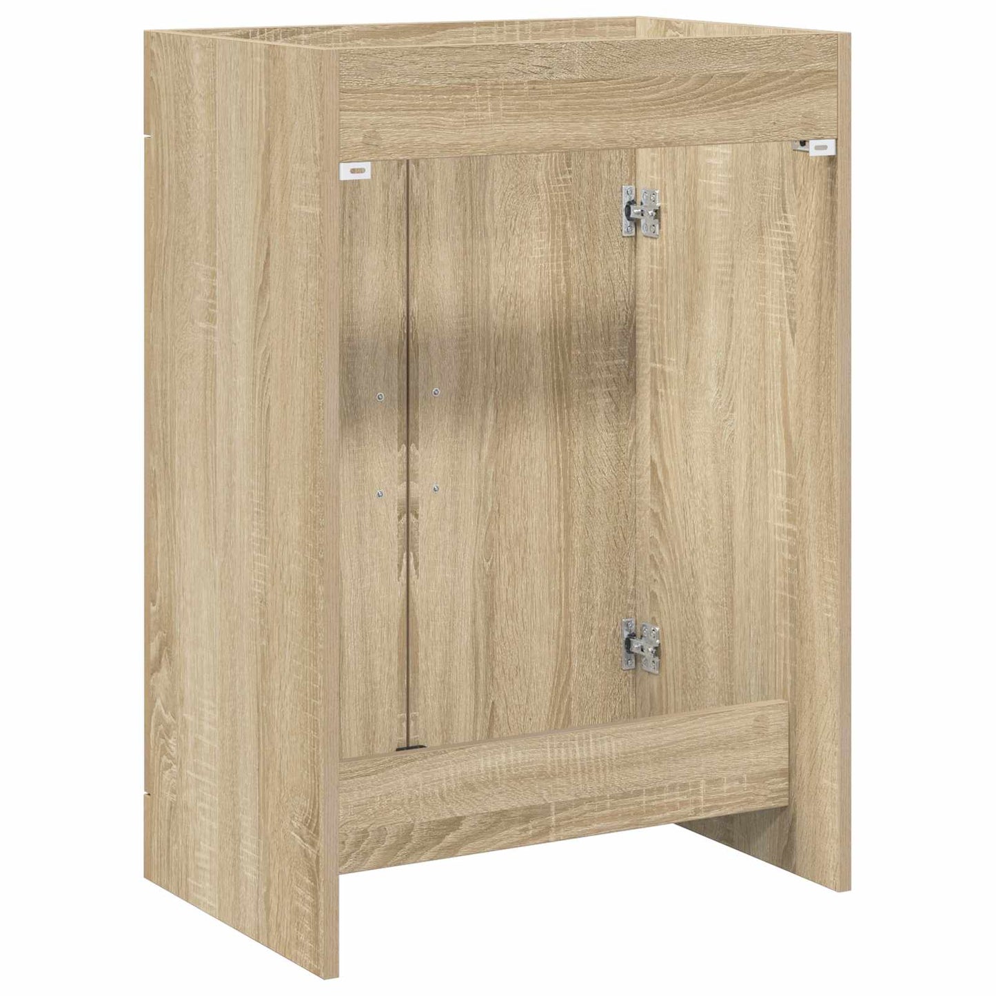 Bathroom Under Sink Cabinet Sonoma Oak 56 x 37.5 x 81 cm