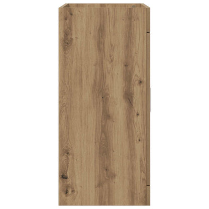 Bathroom Under Sink Cabinet Artisan Oak 56 x 37.5 x 81 cm