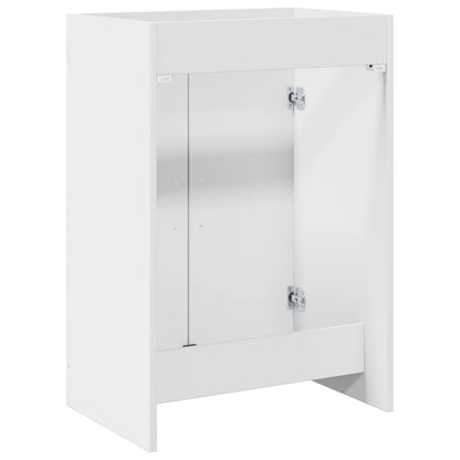 Bathroom Under Sink Cabinet White 78.5 x 37.5 x 81 cm