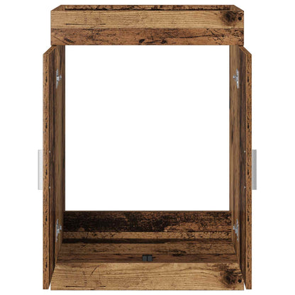 Bathroom Under Sink Cabinet Old Wood 78.5 x 37.5 x 81 cm