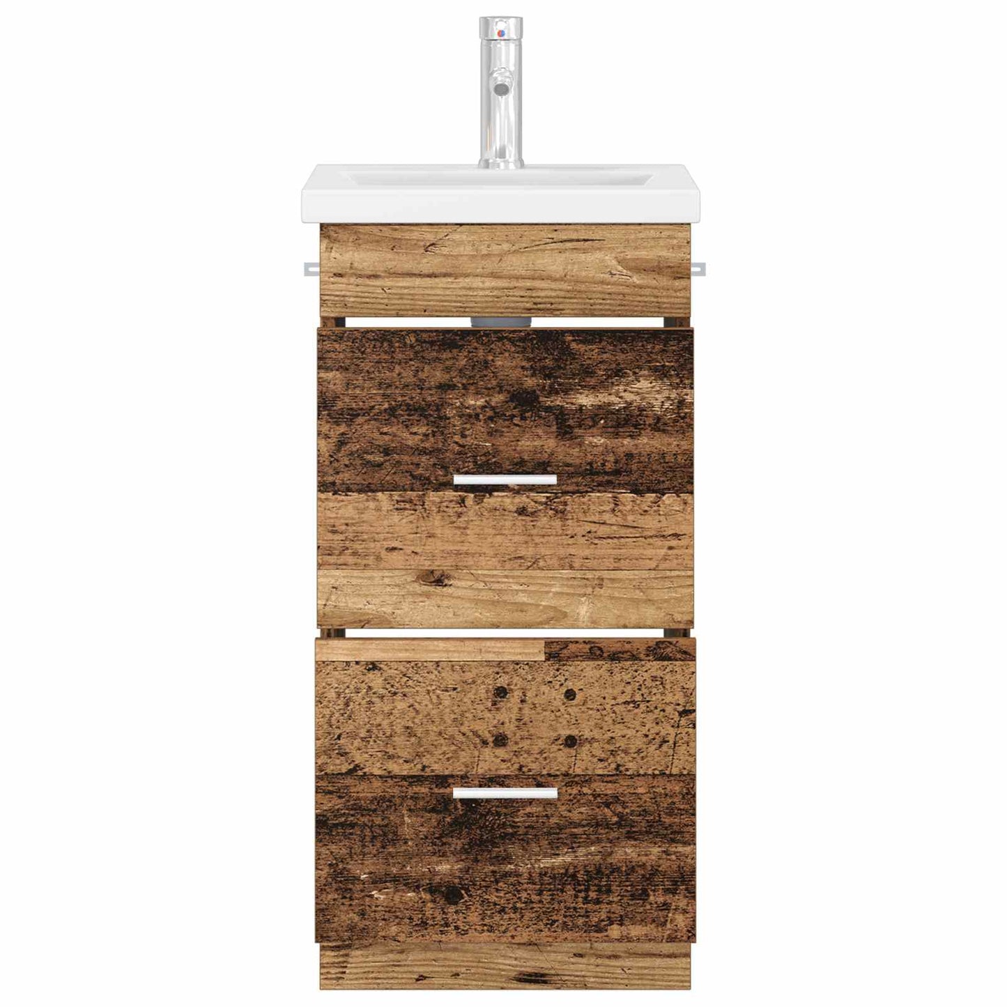 Bathroom Vanity with Sink Old Wood 42 x 40 x 84.5 cm