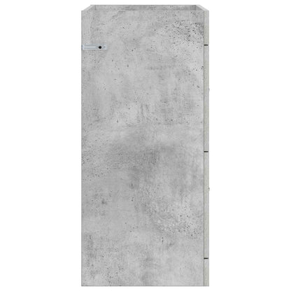 Bathroom Under Sink Cabinet Concrete Grey 56 x 37.5 x 81 cm