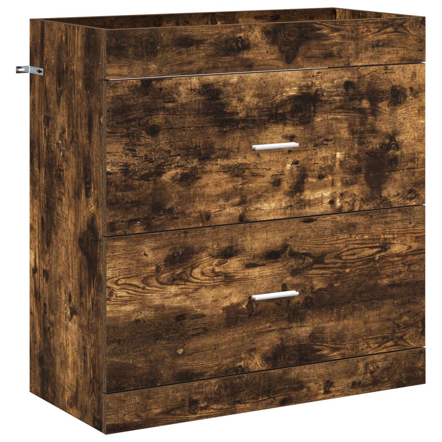 Bathroom Under Sink Cabinet Smoked Oak 78.5 x 37.5 x 81 cm
