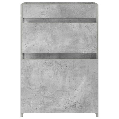 Bathroom Under Sink Cabinet Concrete Grey 56 x 37.5 x 81 cm