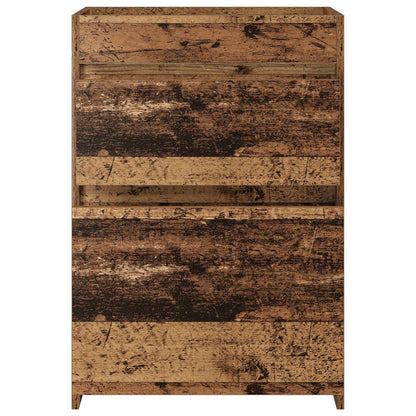 Bathroom Under Sink Cabinet Old Wood 56 x 37.5 x 81 cm
