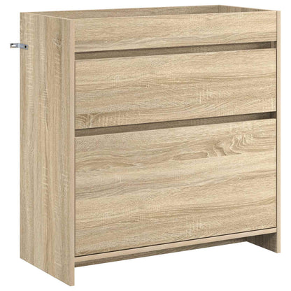 Bathroom Under Sink Cabinet Sonoma Oak 78.5 x 37.5 x 81 cm
