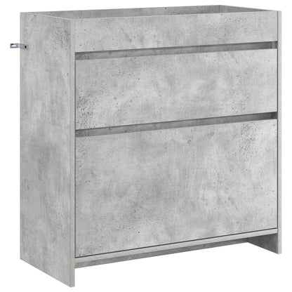 Bathroom Under Sink Cabinet Concrete Grey 78.5 x 37.5 x 81 cm