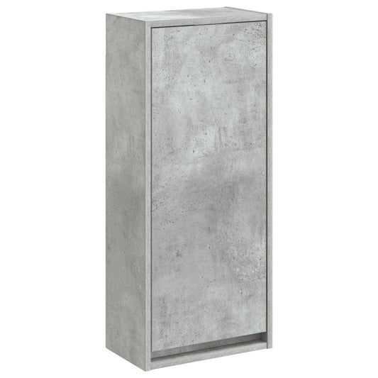 Wall-mounted Sink Vanity Concrete Grey 35 x 20 x 81 cm