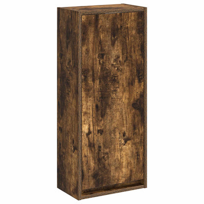 Wall-mounted Sink Vanity Smoked Oak 35 x 20 x 81 cm