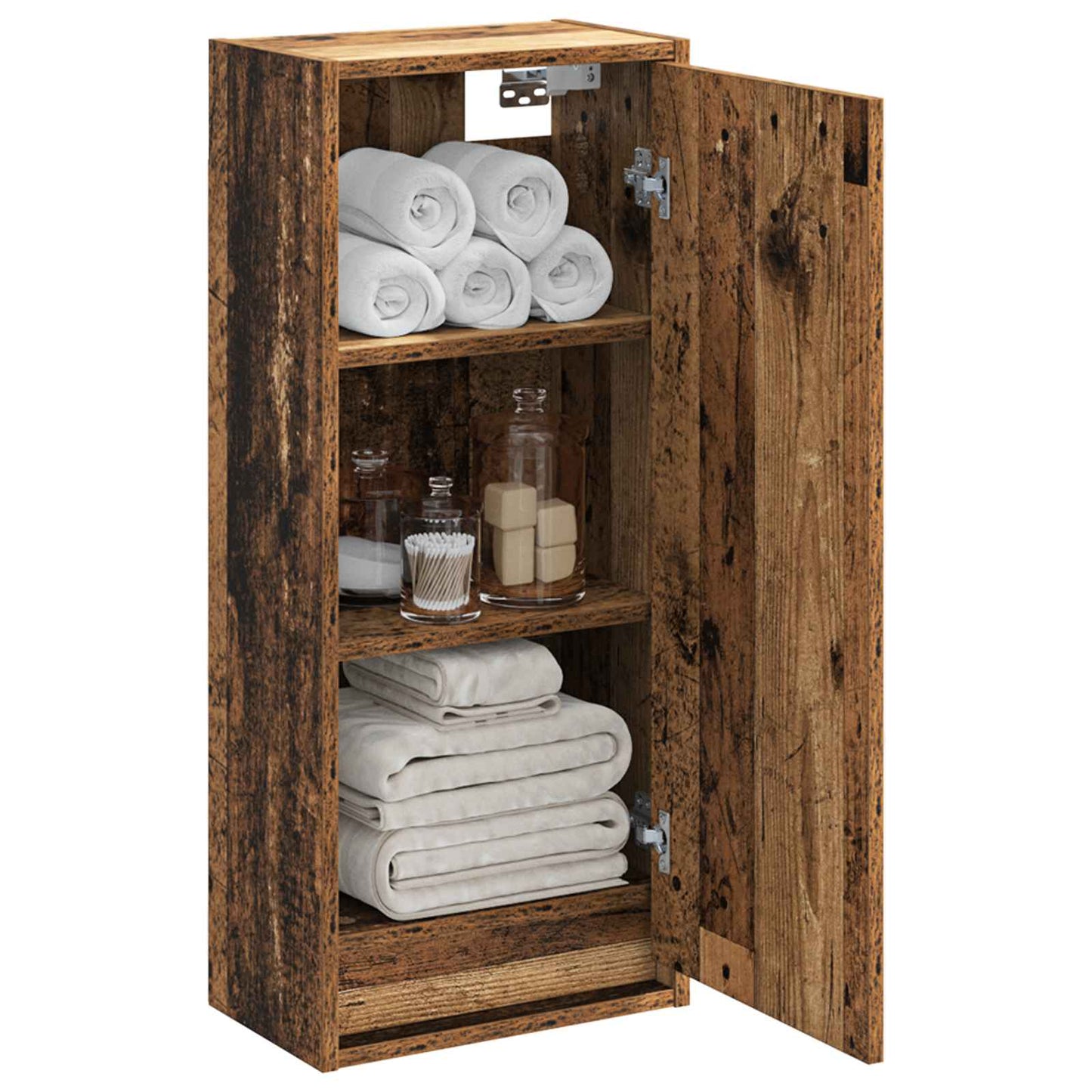 Wall-mounted Sink Vanity Old Wood 35 x 20 x 81 cm