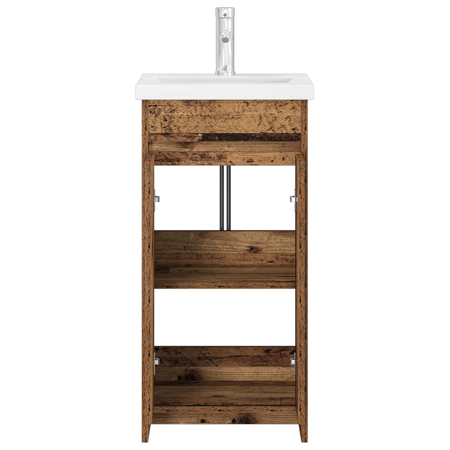 Bathroom Vanity with Sink Old Wood 42 x 40 x 84.5 cm