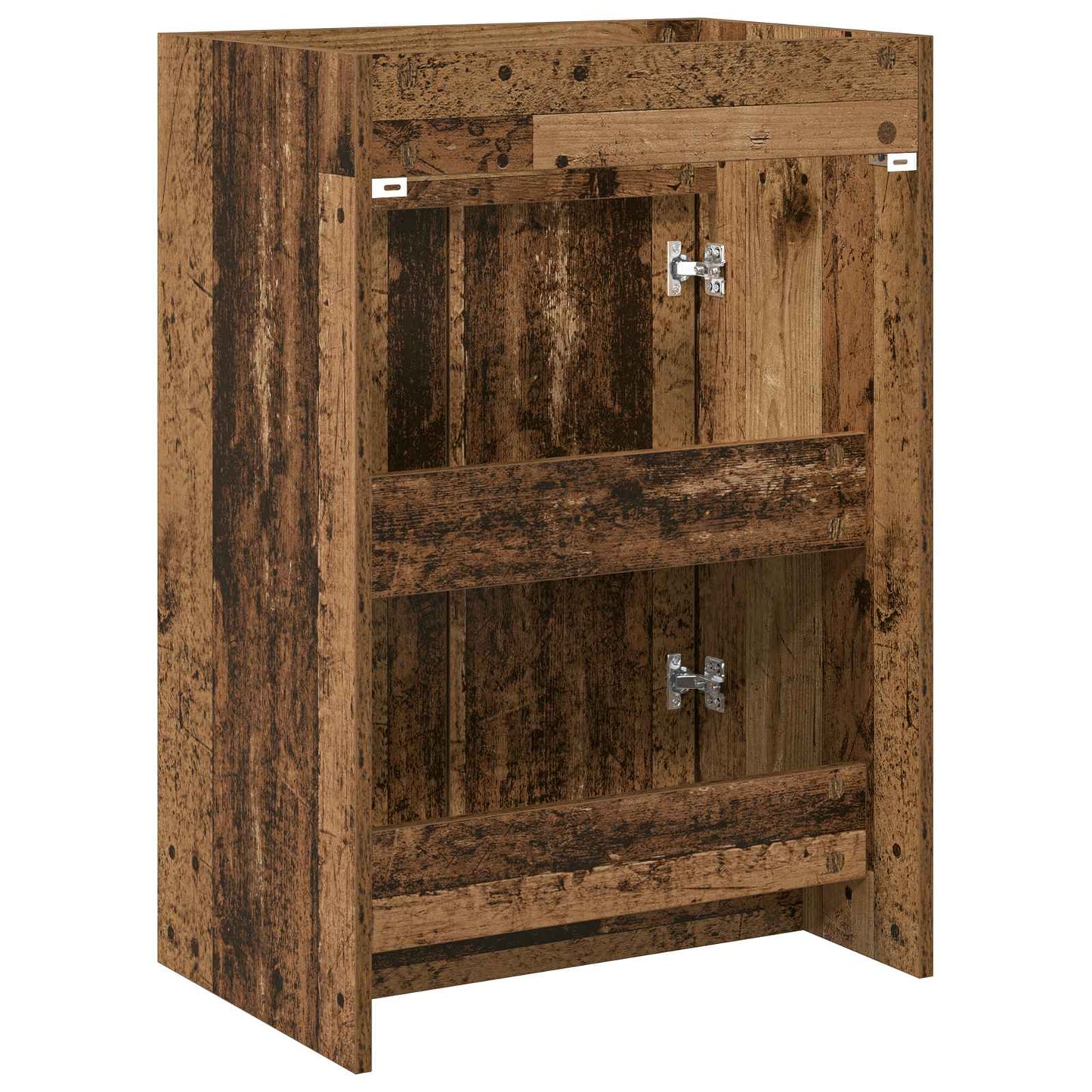 Bathroom Under Sink Cabinet Old Wood 56 x 37.5 x 81 cm
