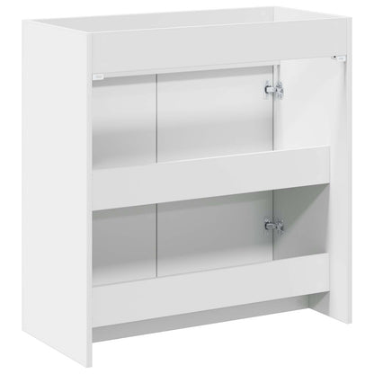 Bathroom Under Sink Cabinet White 78.5 x 37.5 x 81 cm