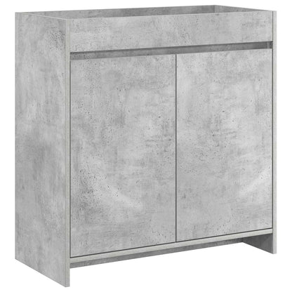 Bathroom Under Sink Cabinet Concrete Grey 78.5 x 37.5 x 81 cm