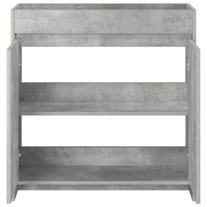 Bathroom Under Sink Cabinet Concrete Grey 78.5 x 37.5 x 81 cm