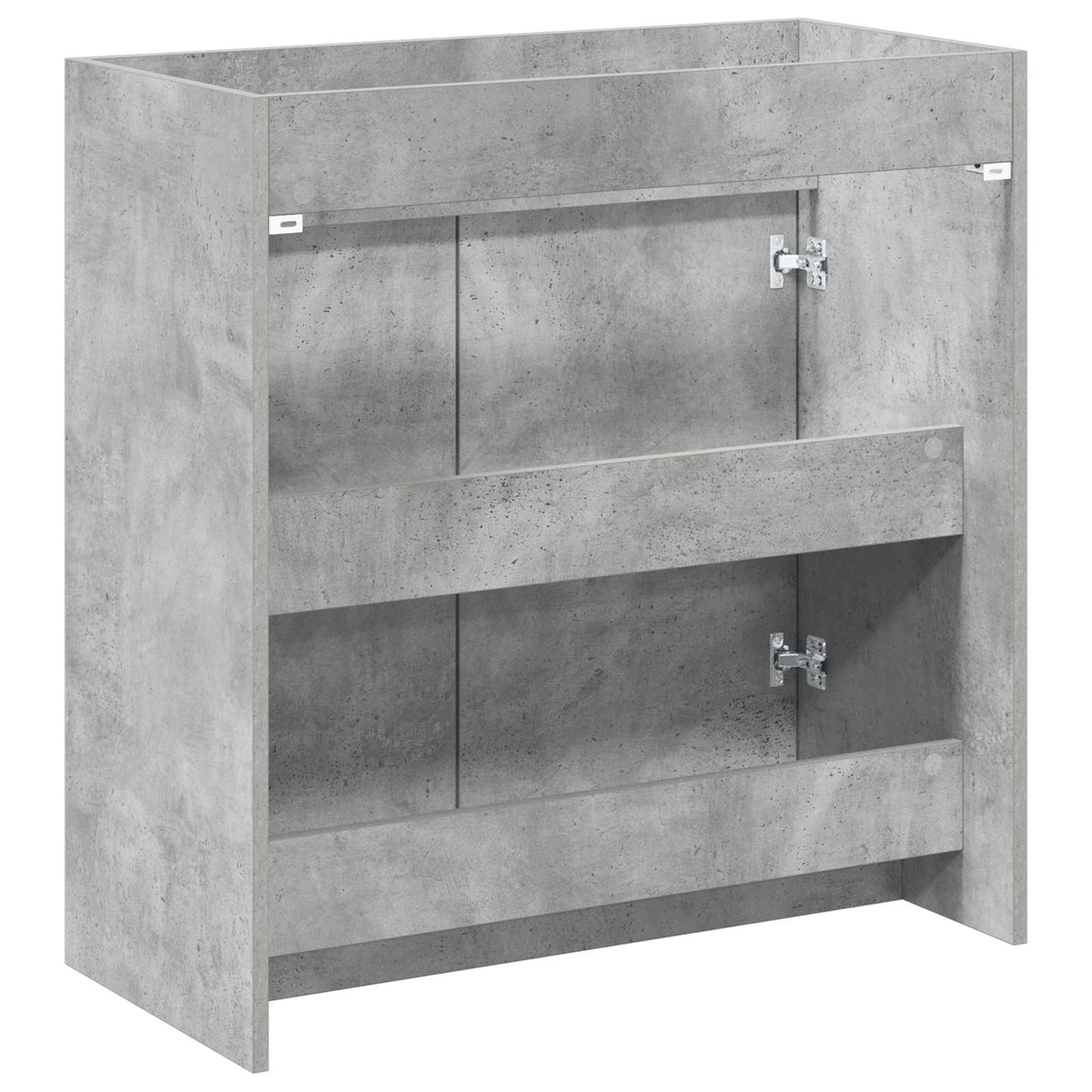 Bathroom Under Sink Cabinet Concrete Grey 78.5 x 37.5 x 81 cm