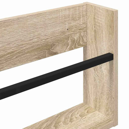 Magazine Rack Sonoma Oak 60 x 12 x 30 cm Engineered Wood