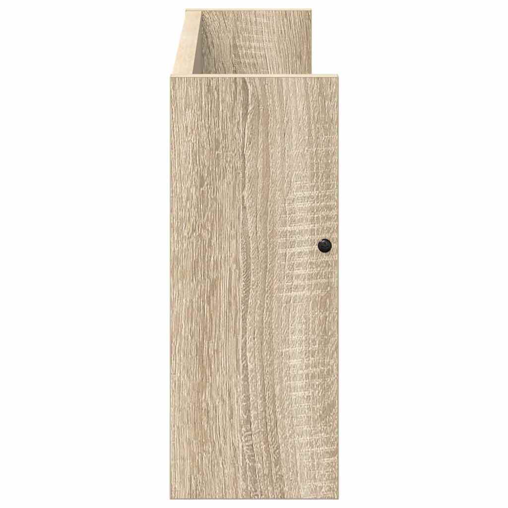Magazine Rack Sonoma Oak 60 x 12 x 30 cm Engineered Wood