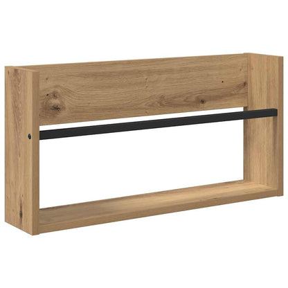 Magazine Rack Artisan Oak 60 x 12 x 30 cm Engineered Wood