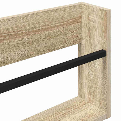 Magazine Rack 2 pcs Sonoma Oak 80 x 12 x 30 cm Engineered Wood