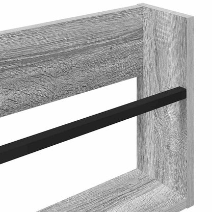 Magazine Rack Grey Sonoma 80 x 12 x 30 cm Engineered Wood