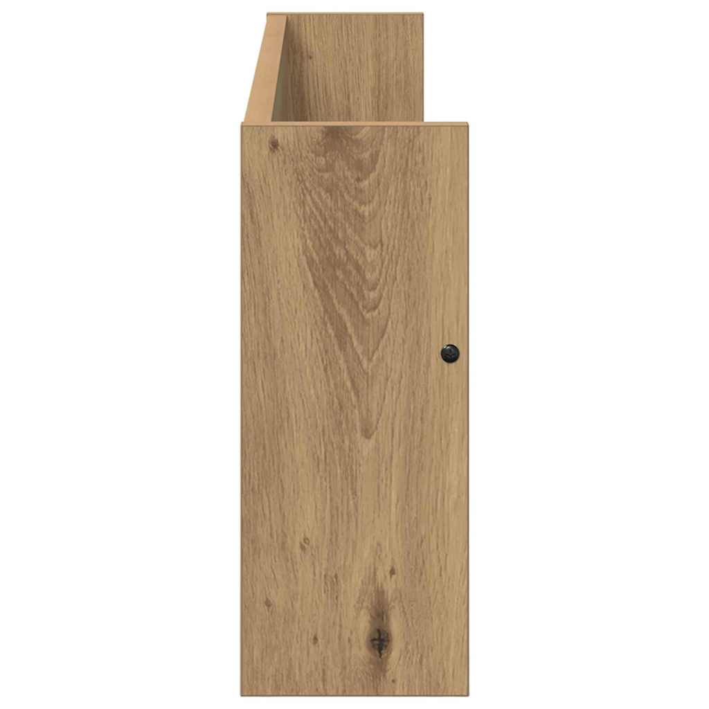 Magazine Rack Artisan Oak 80 x 12 x 30 cm Engineered Wood
