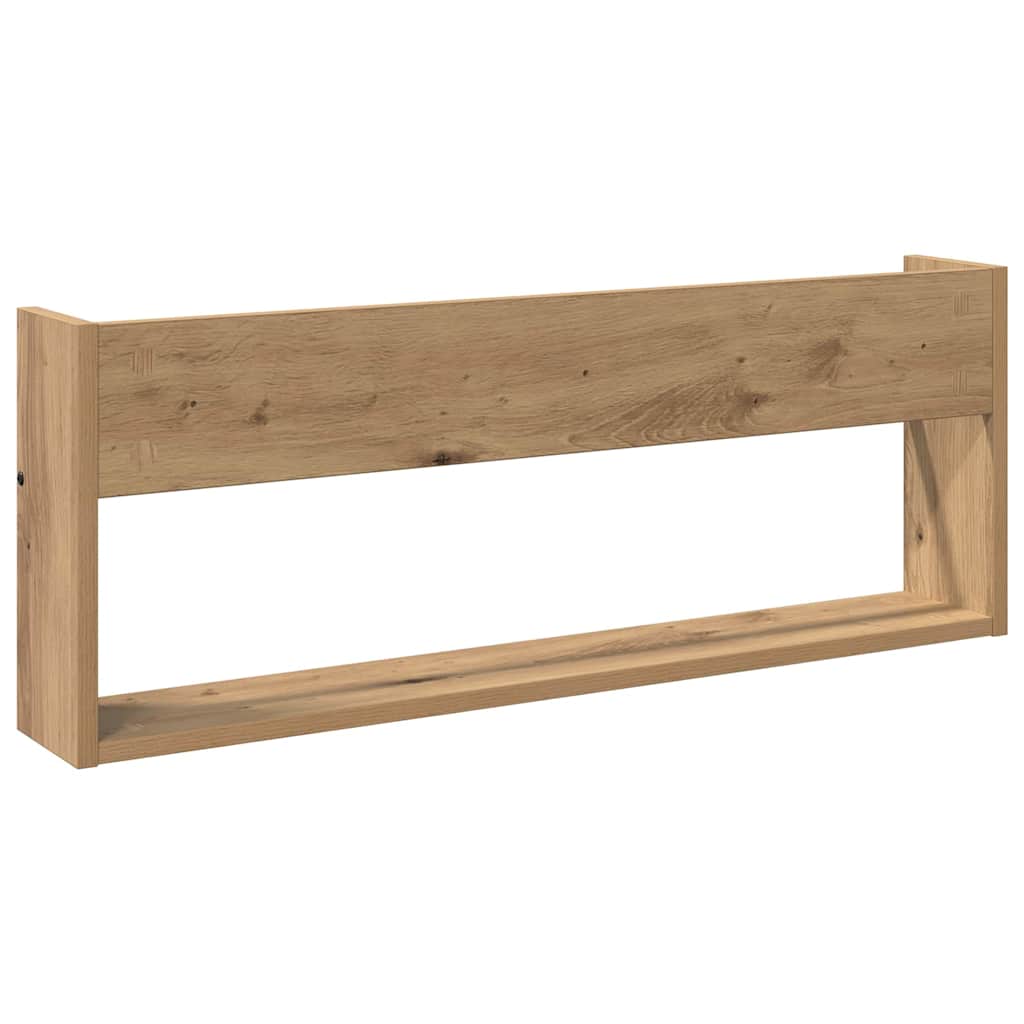 Magazine Rack 2 pcs Artisan Oak 80 x 12 x 30 cm Engineered Wood