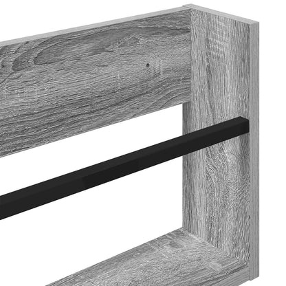 Magazine Rack Grey Sonoma 100 x 12 x 30 cm Engineered Wood