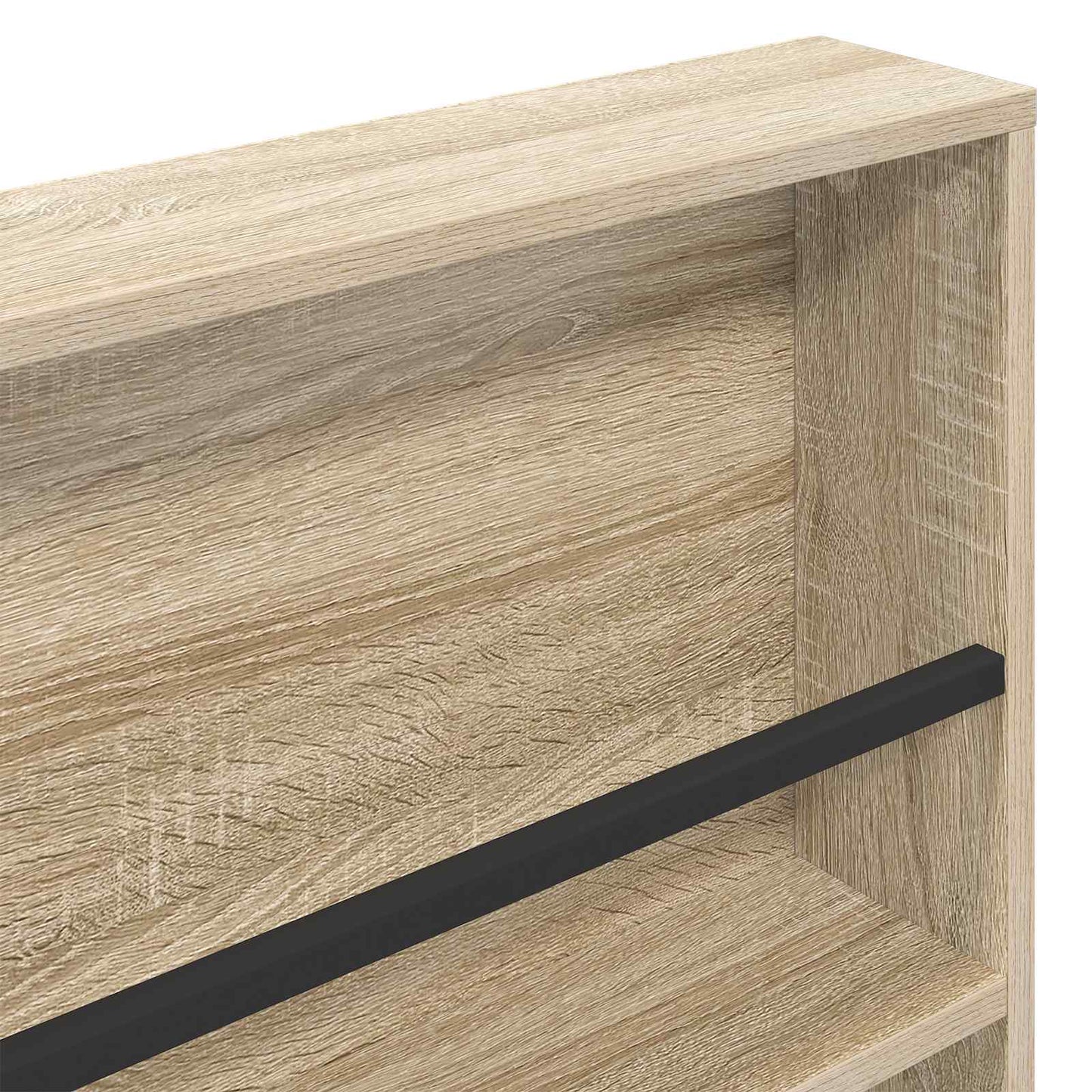 Magazine Rack Sonoma Oak 60 x 12 x 70 cm Engineered Wood