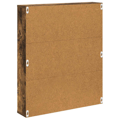 Magazine Rack Smoked Oak 60 x 12 x 70 cm Engineered Wood
